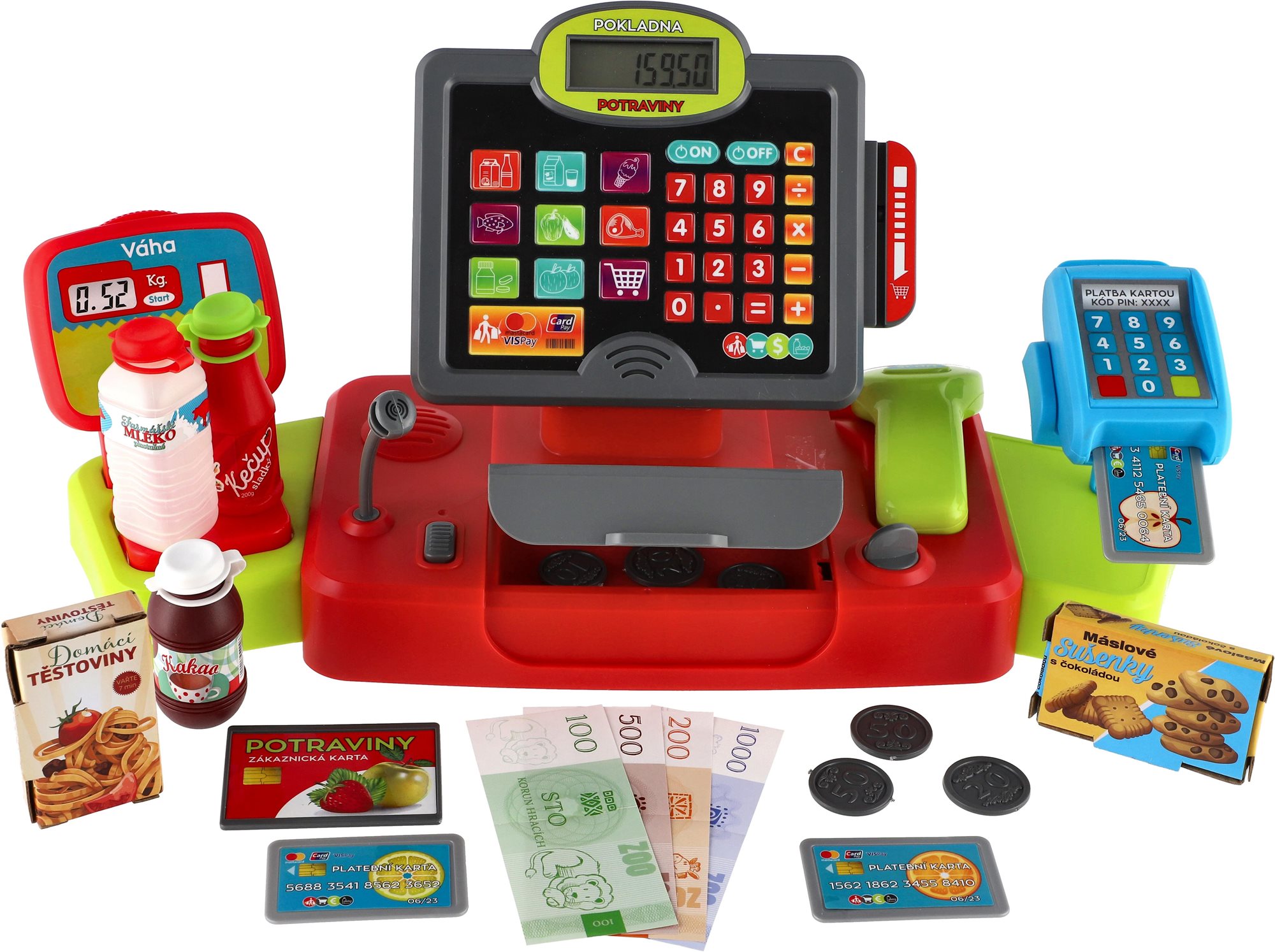 Teddies - Pokladňa veľká digitálna