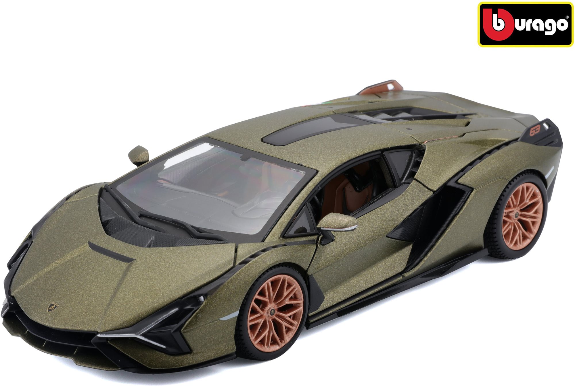 Bburago 1 : 24 Plus Lamorghini Sian FKP37 – Green