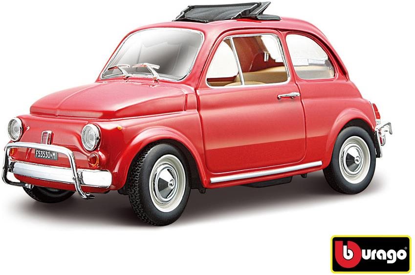 Bburago 1:24 Fiat 500L (1968) Red