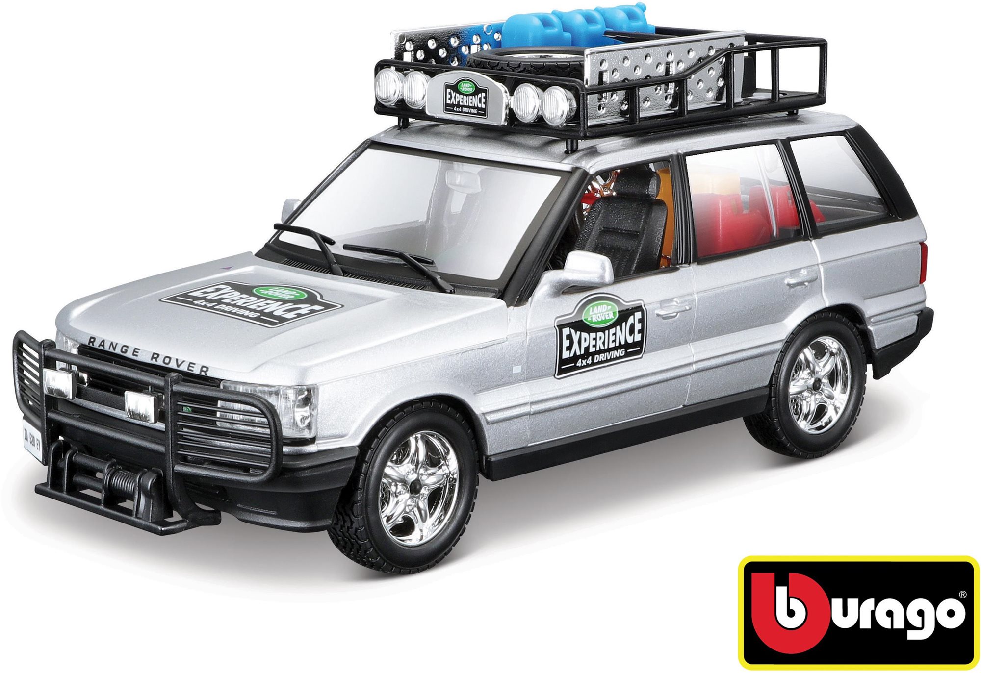 Bburago Range Rover strieborný 1 : 24