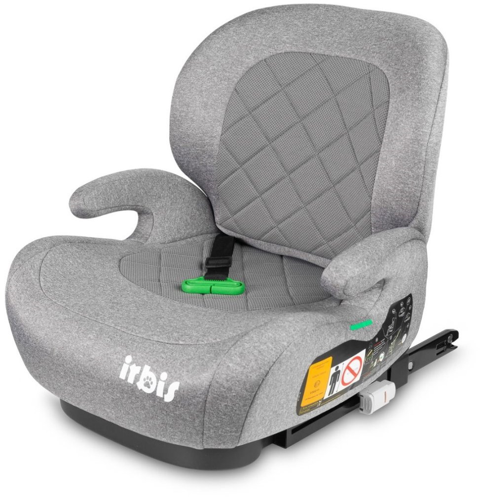 Caretero Irbis i-Size 125 – 150 cm s ISOFIX - sivá