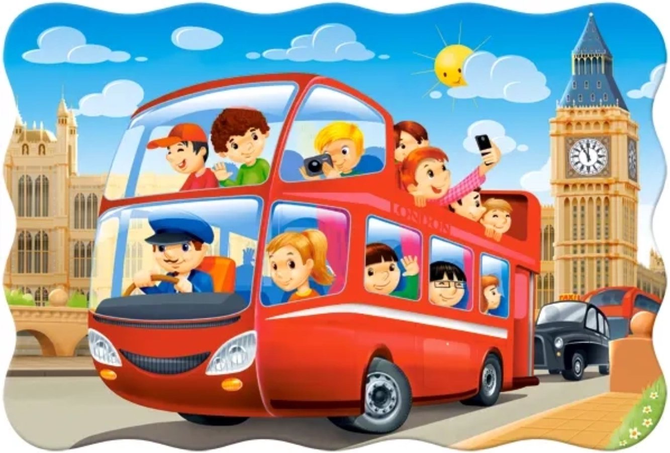 Castorland Londýnsky autobus MAXI 20 dielikov