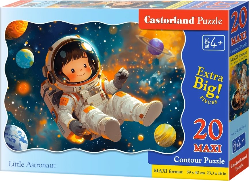 Castorland Malý astronaut MAXI 20 dielikov