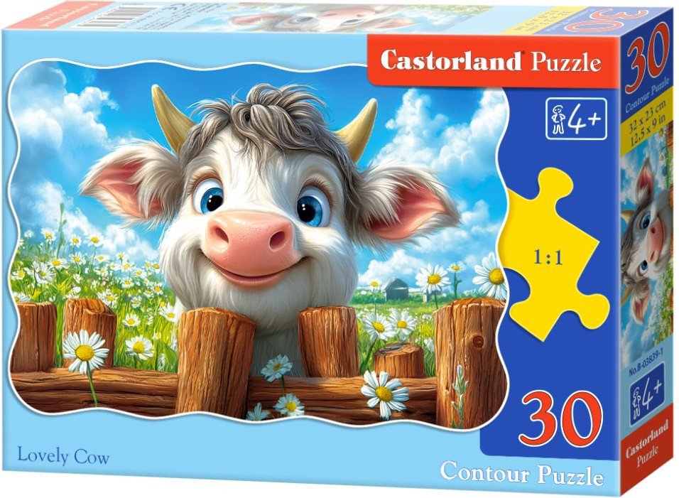 Castorland Krásná kravička 30 dílků