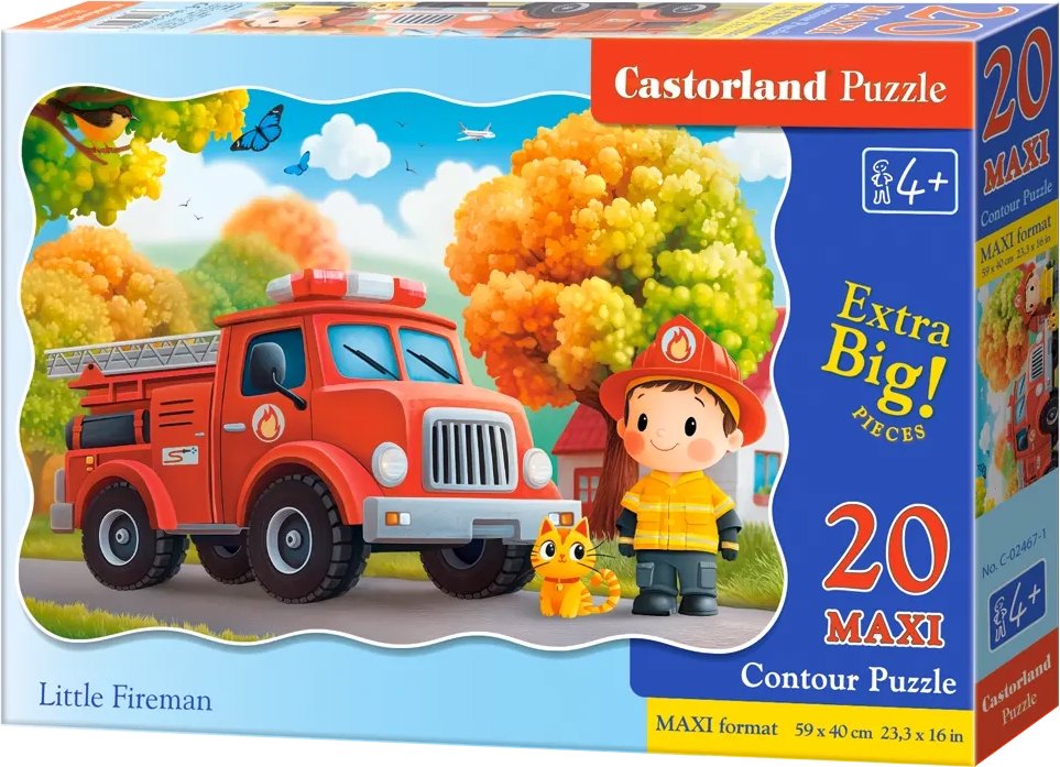 Castorland Malý hasič MAXI 20 dielikov