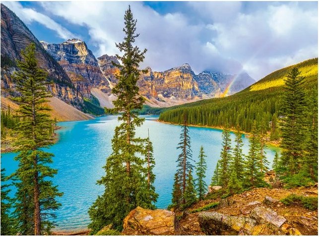 Castorland Jazero Moraine Lake, Canada 2000 dielikov