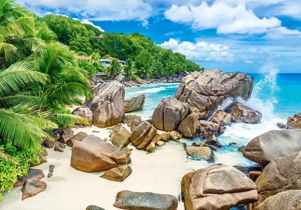Castorland La Digue, Seychely 500 dielikov