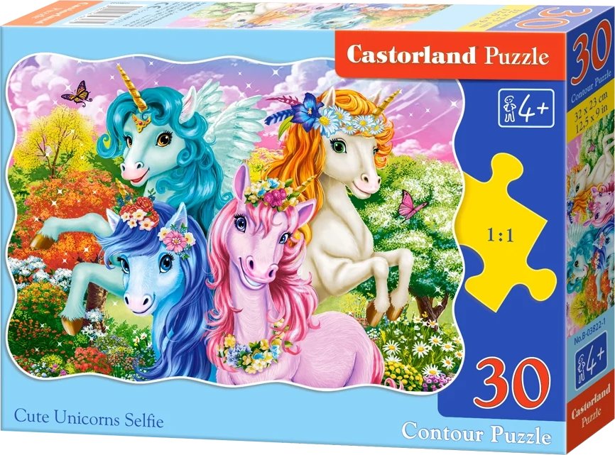 Castorland Jednorožce 30 dielikov