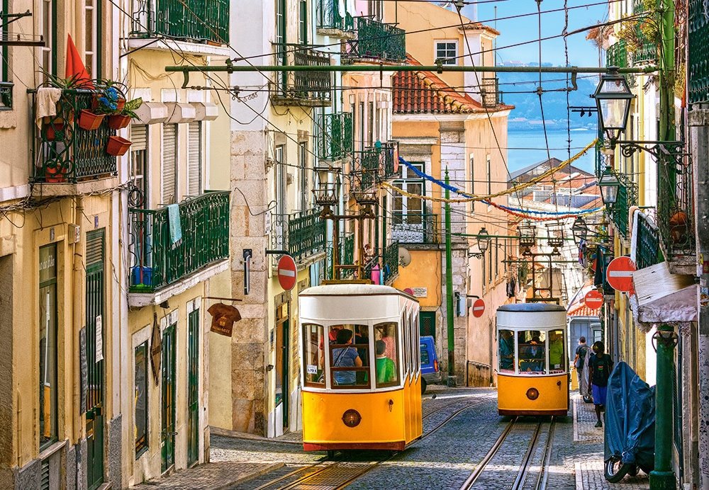 Castorland Lisabonské električky, Portugalsko 1000 dielikov