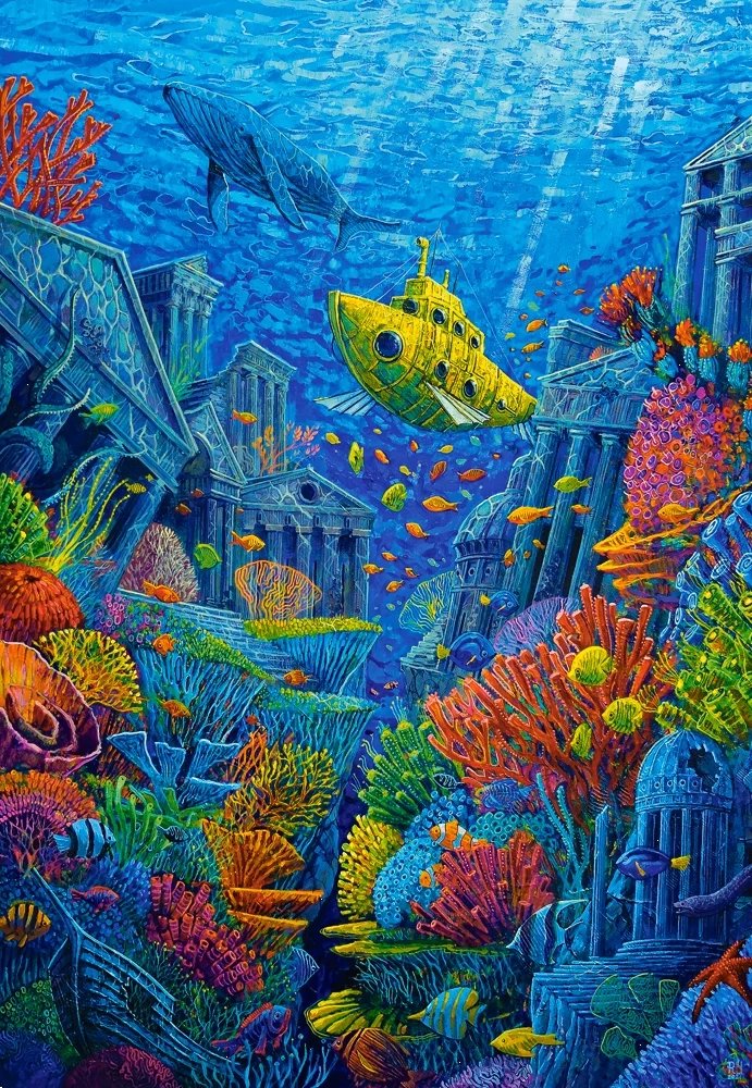 Castorland Art Collection: Atlantída 1500 dielikov