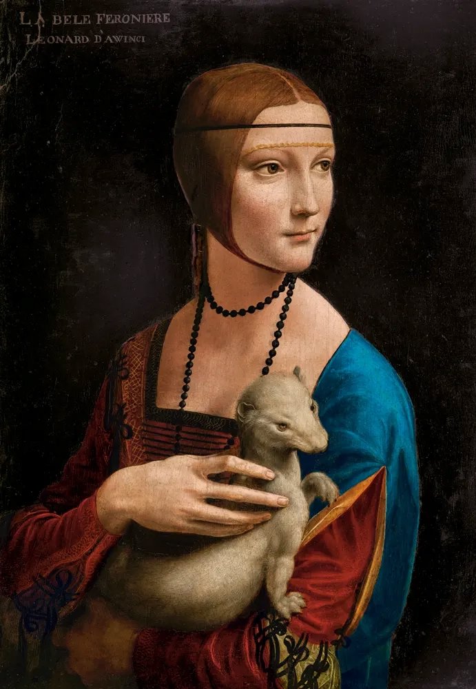 Castorland Art Collection: Dáma s hranostajom 1000 dielikov