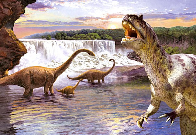 Castorland Dinosaury - Diplodocus 260 dielikov