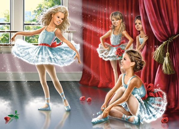 Castorland Hodina baletu 120 dielikov