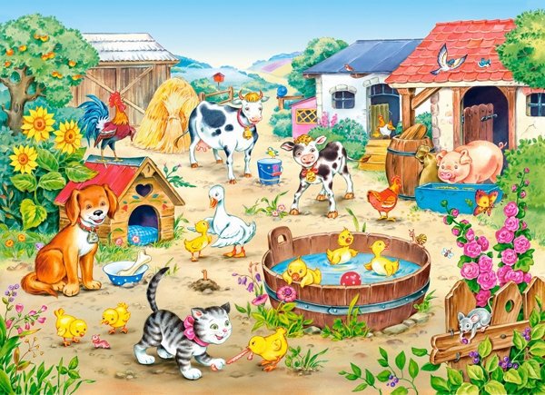 Castorland Farma 60 dílků