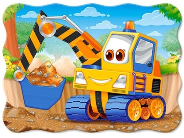 Castorland Žltý bager 30 dielikov