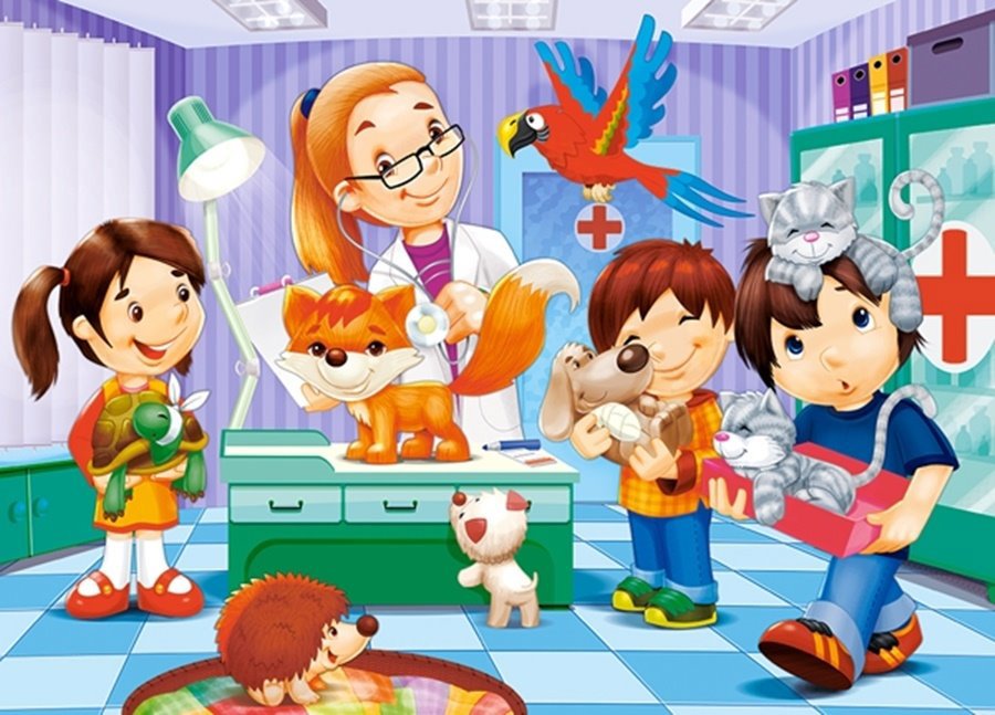 Castorland U veterinára 60 dielikov