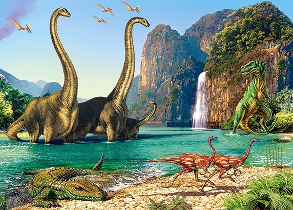 Castorland Svet dinosaurov 60 dielikov