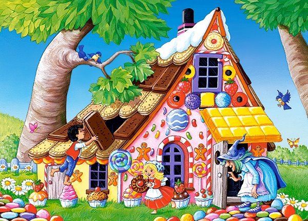 Castorland Jeníček a Mařenka 120 dílků