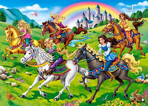Castorland Princezny na vyjížďce 260 dílků