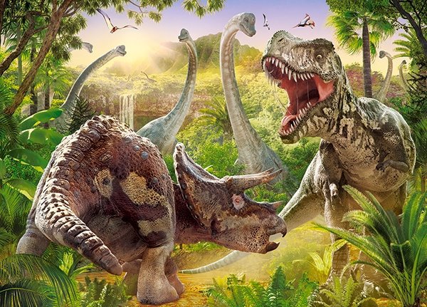 Castorland Souboj dinosaurů 180 dílků