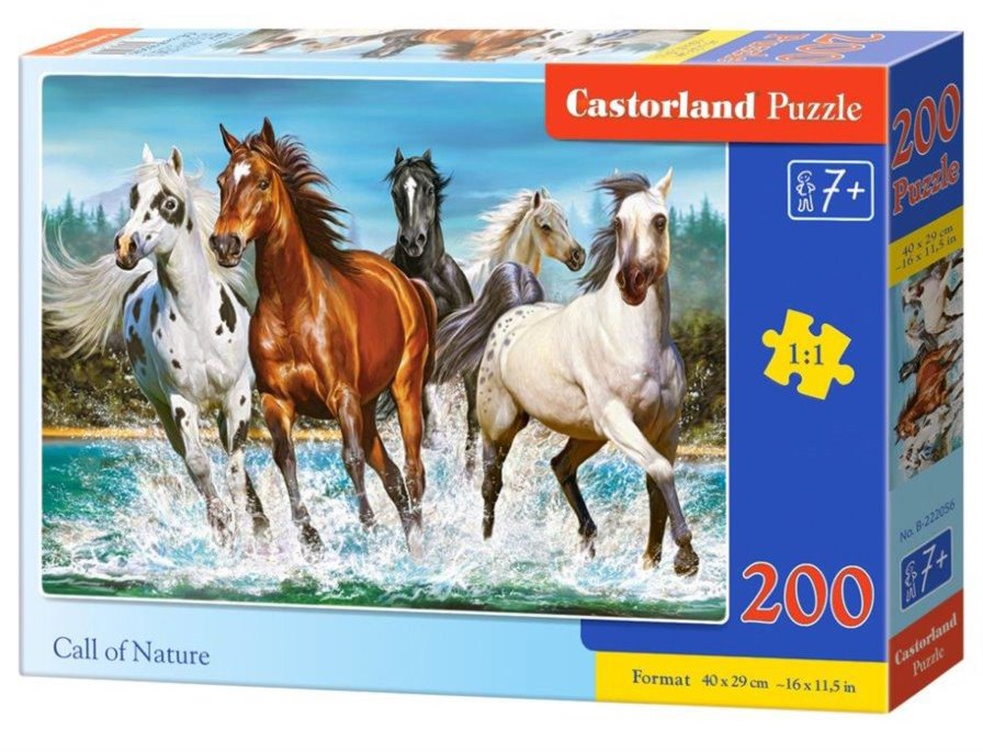 Castorland Volanie prirody 200 dielikov