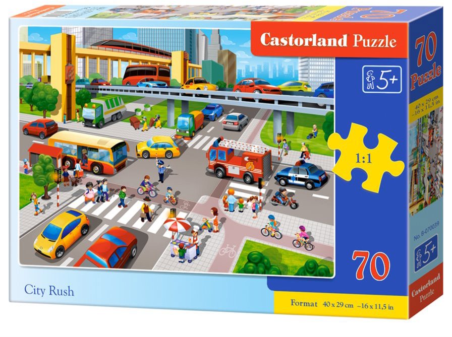 Castorland Vyťažená križovatka 70 dielikov