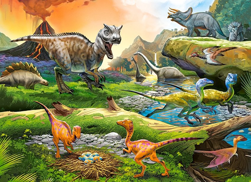 Castorland Svet dinosaurov 100 dielikov