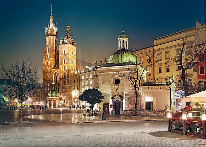 CHERRY PAZZI Kráľovský rínok v Krakove, Poľsko 1000 dielikov