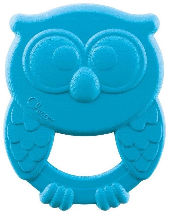 CHICCO Hryzadlo Eco+ Sova Owly modrá 3 m+