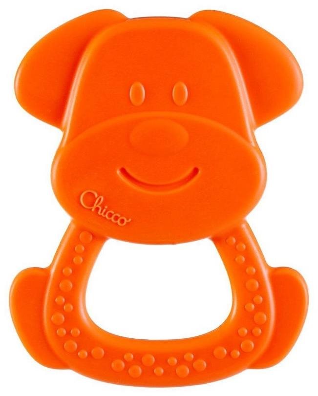 CHICCO Hryzadlo Eco+ Psík Charlie oranžový 3 m+