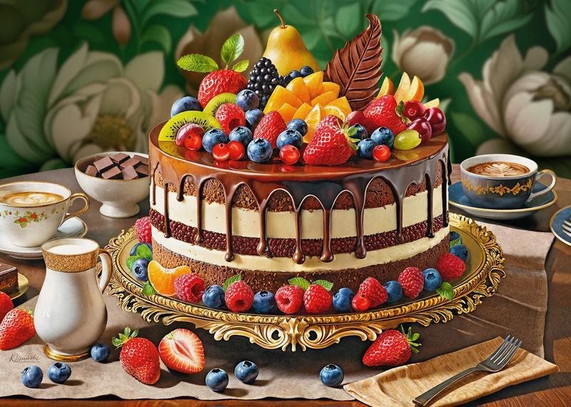 CHERRY PAZZI Sladké potěšení - dort 1000 dílků