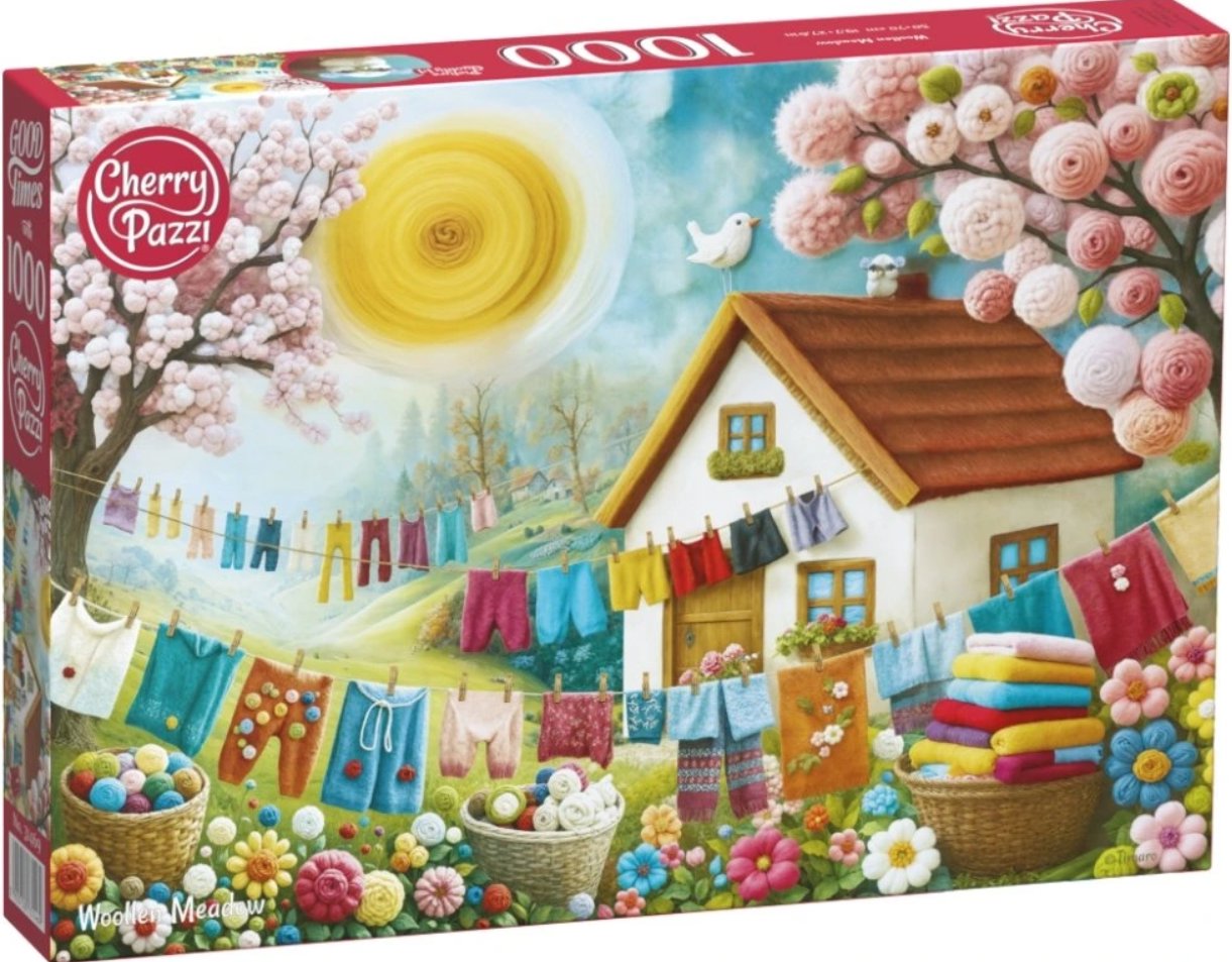 CHERRY PAZZI Vlnená lúka 1000 dielikov