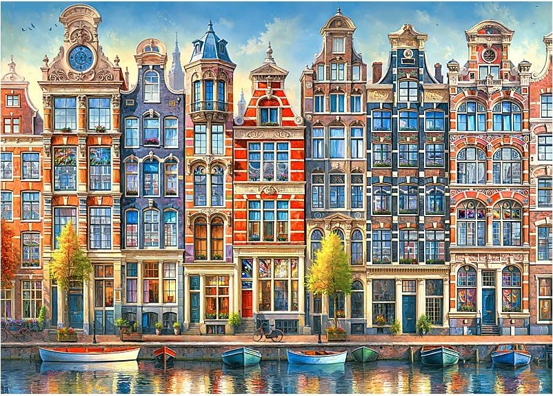 CHERRY PAZZI Rytmus Amsterdamu 1000 dielikov