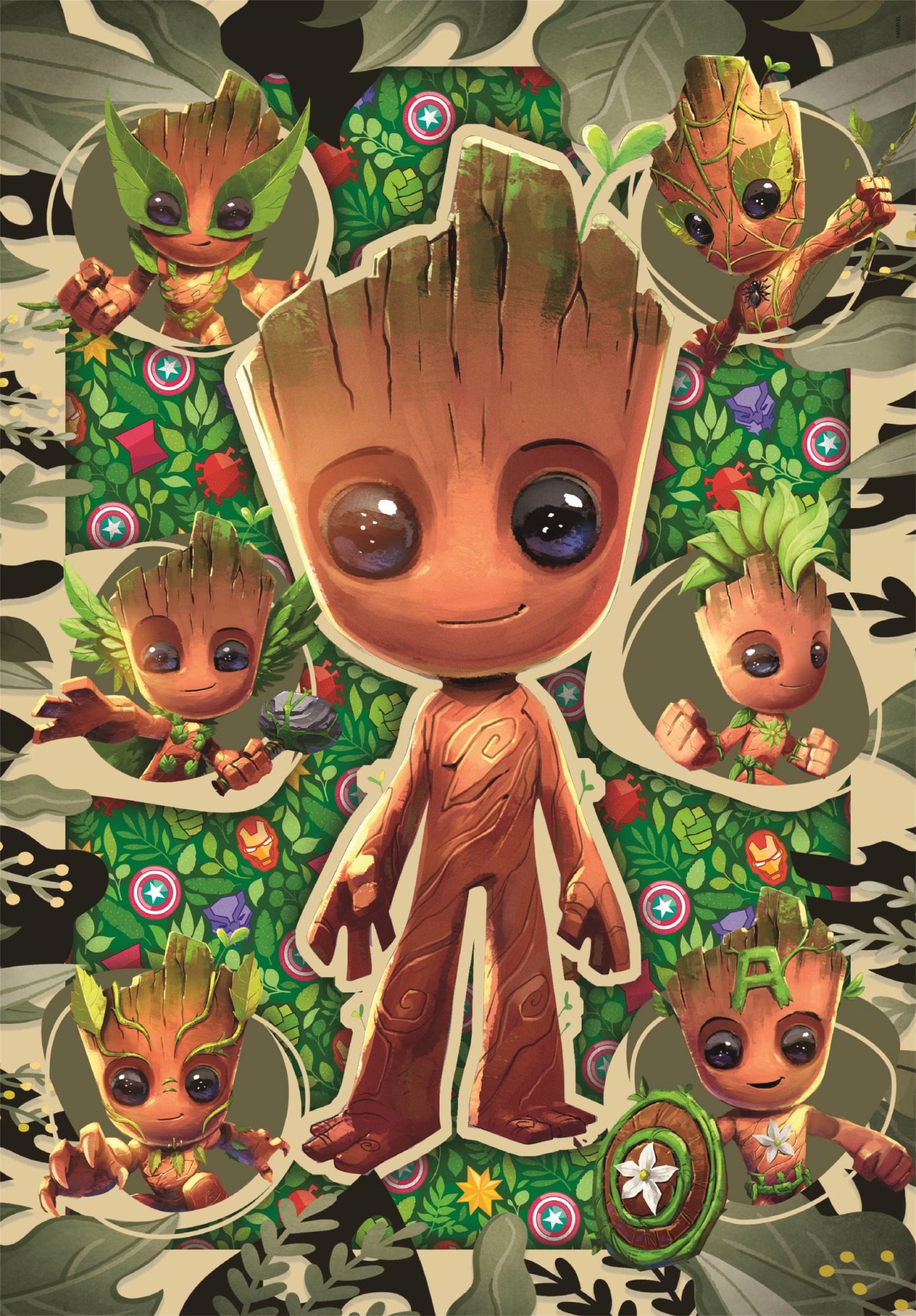 CLEMENTONI Puzzle Ja som Groot 104 dielikov