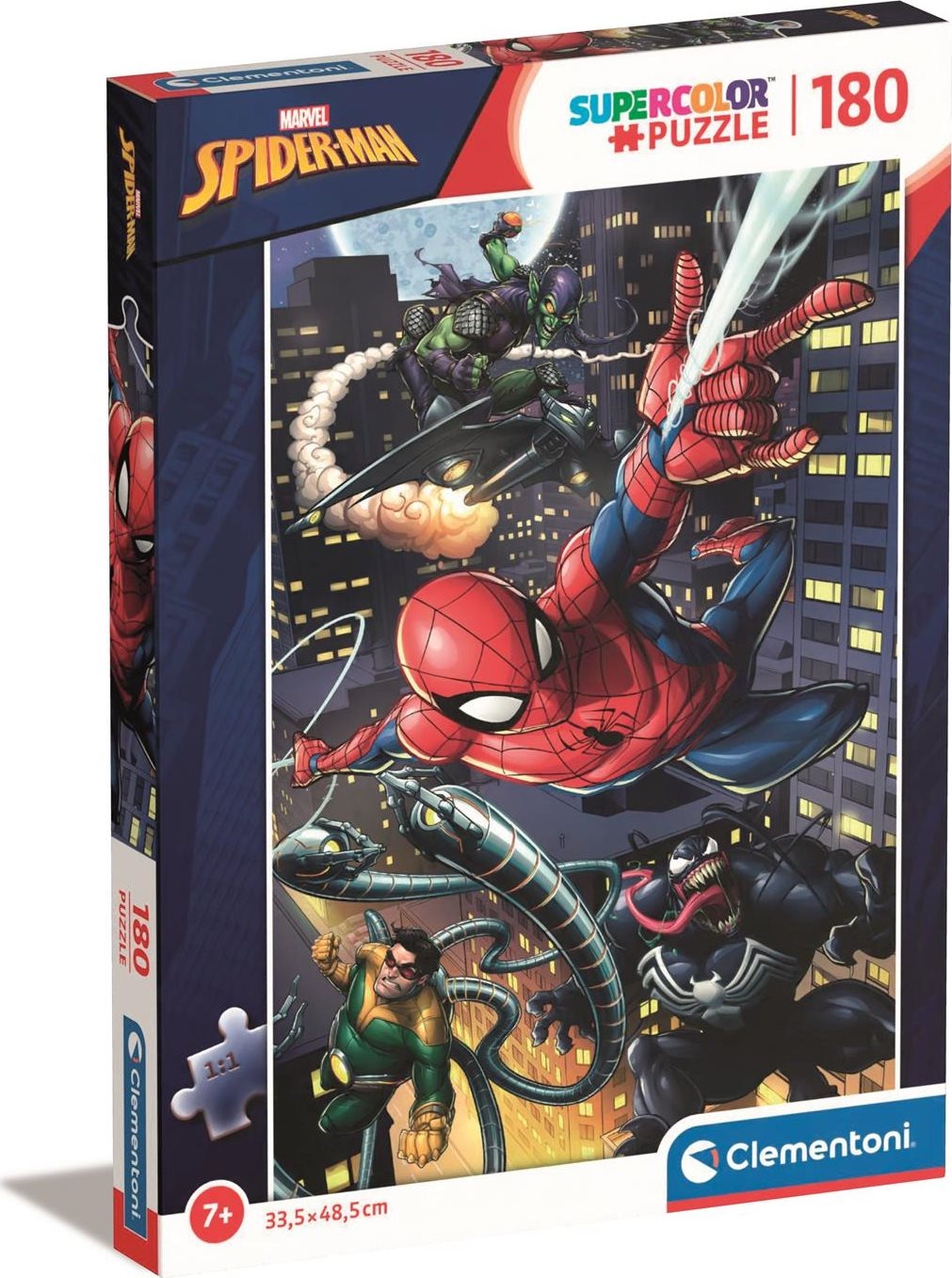 CLEMENTONI Puzzle Spiderman 180 dielikov