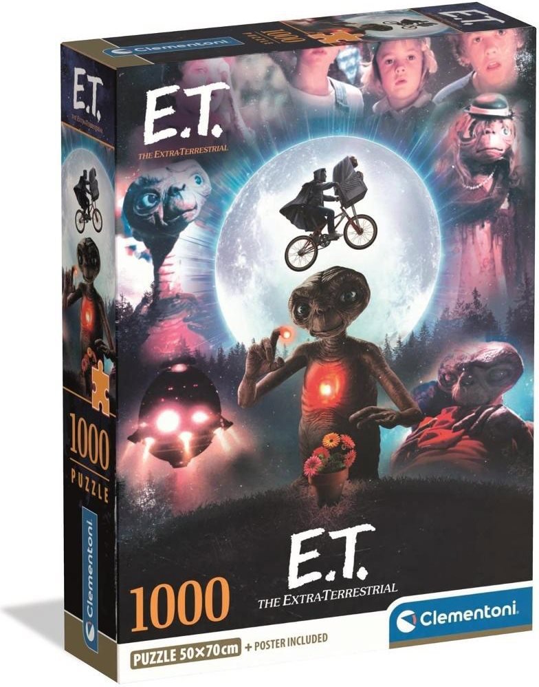 Clementoni Puzzle Kultovní filmy: E.T. Mimozemšťan 1000 dílků