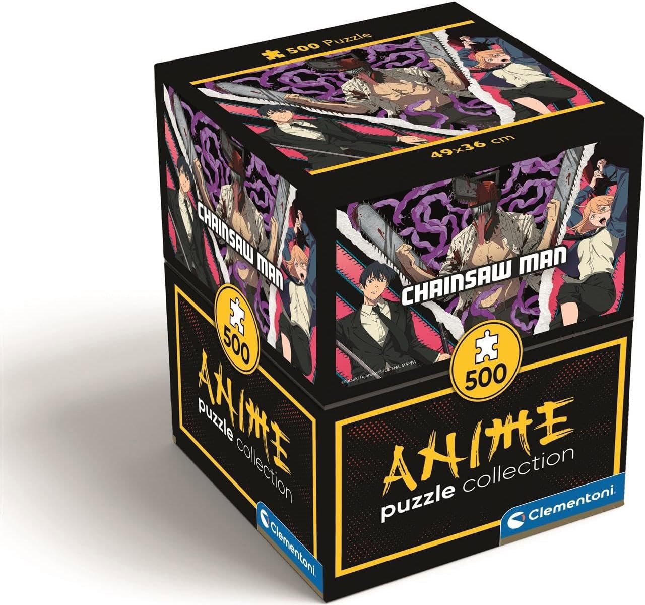 Clementoni Puzzle Gaming Collection: Anime Chainsaw Man 500 dílků