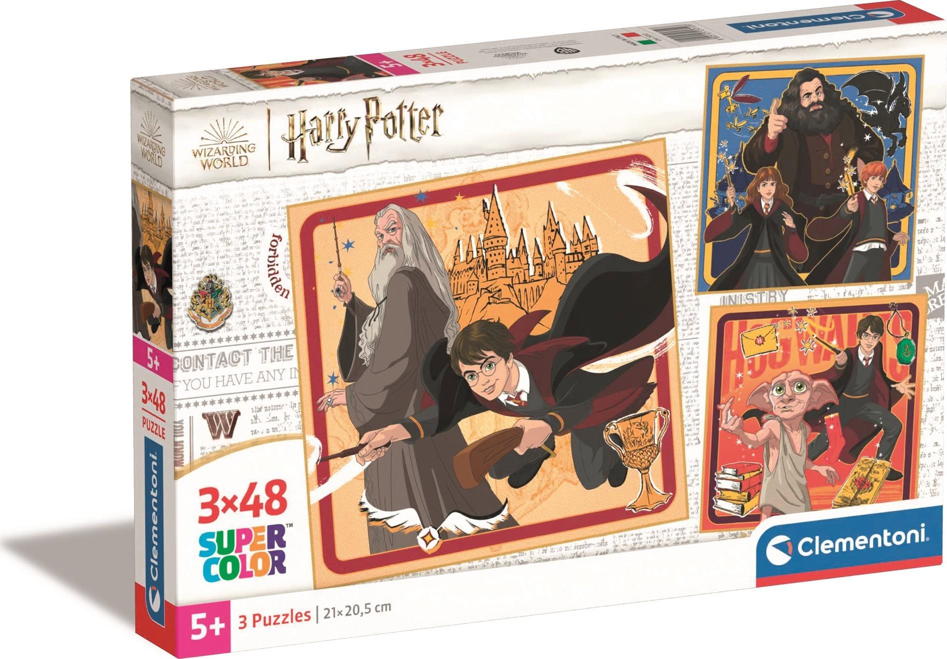 Clementoni Puzzle Harry Potter 3 × 48 dílků