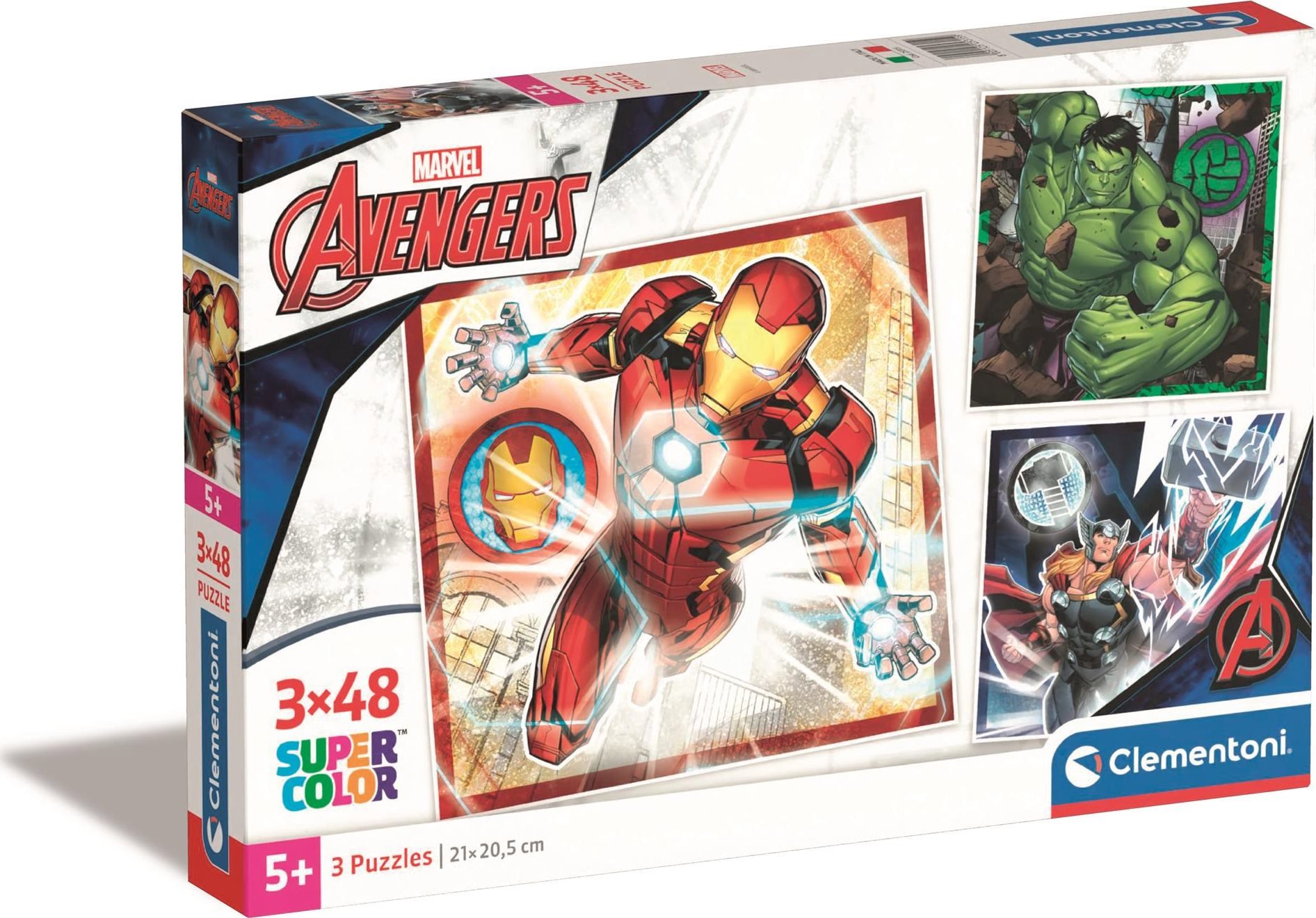 Clementoni Puzzle Avengers 3 × 48 dílků