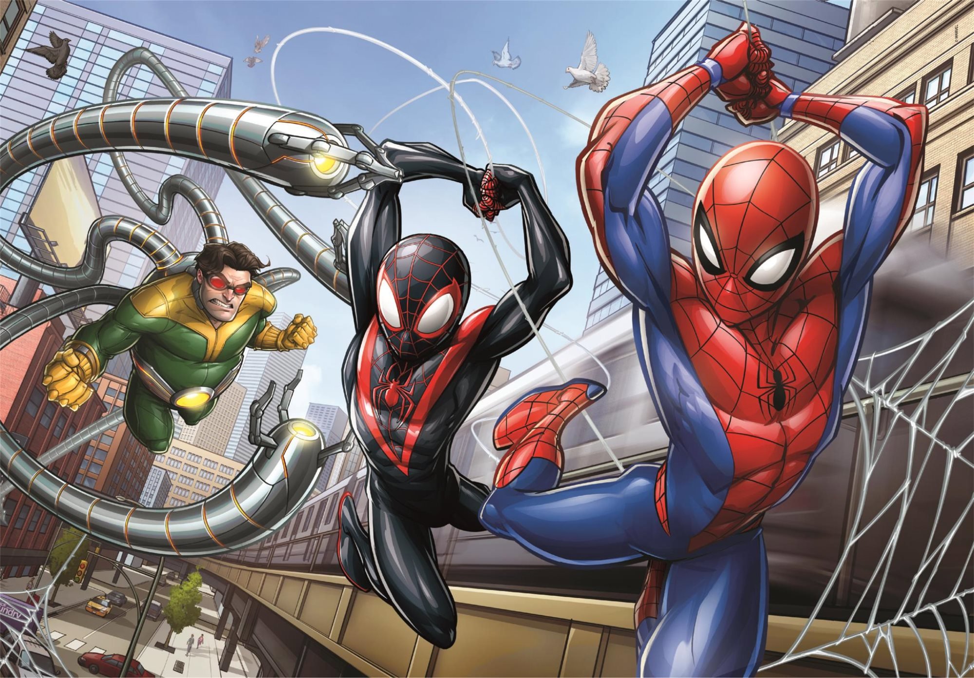 Clementoni Puzzle Spiderman: Akce 104 dílků