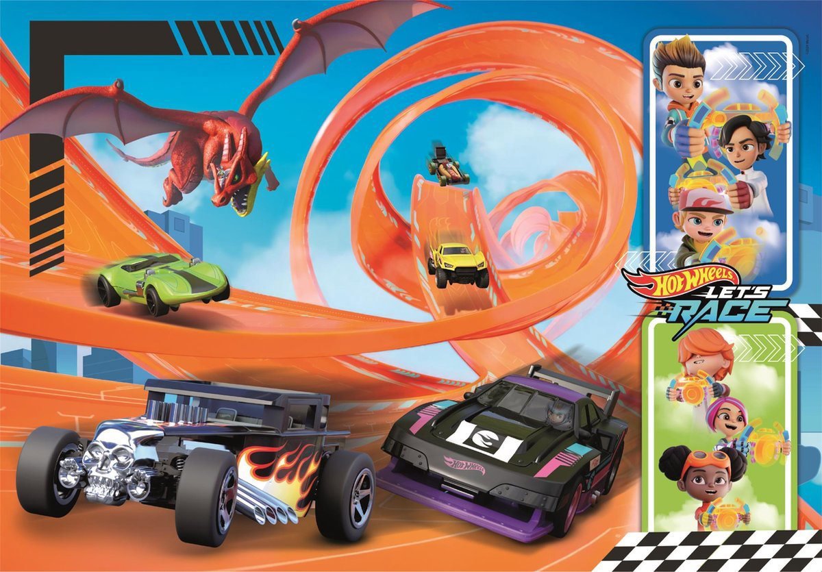 Clementoni Puzzle Hot Wheels 104 dílků