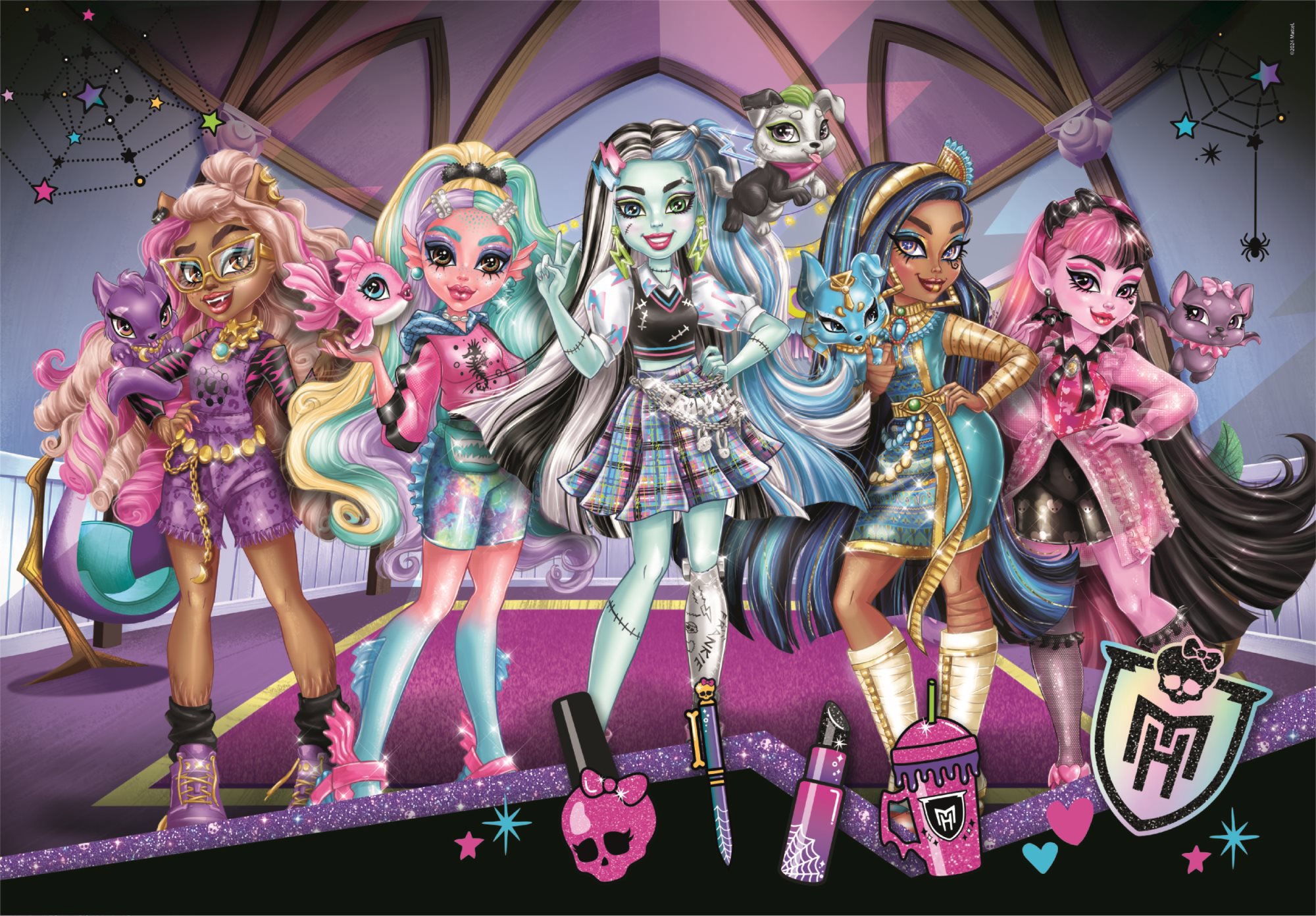 Clementoni Puzzle Monster High 104 dílků