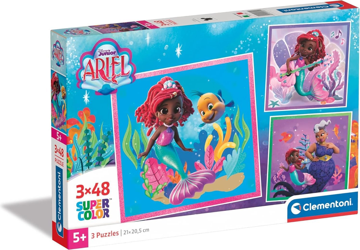 Clementoni Puzzle Ariel 3 × 48 dílků