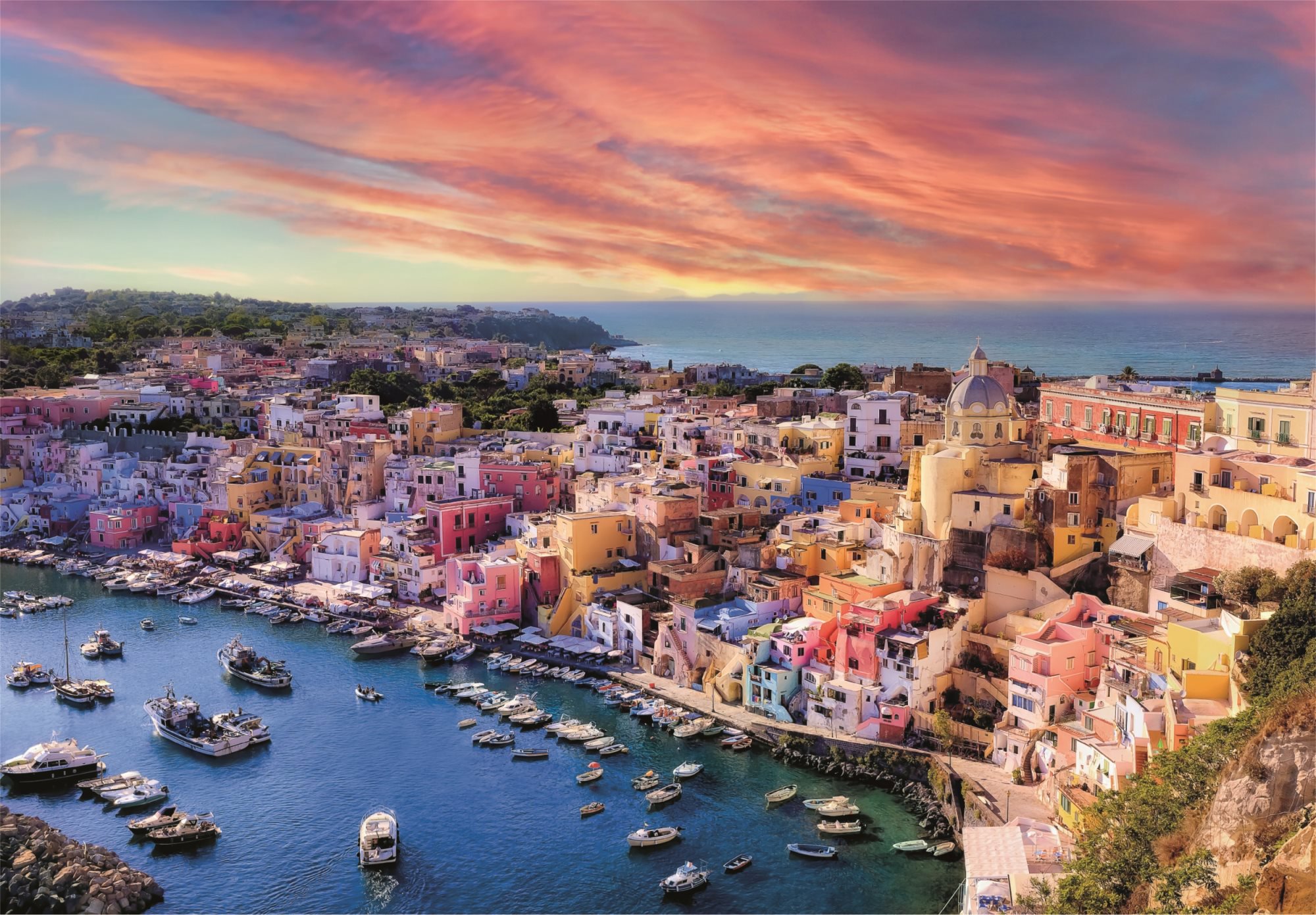 CLEMENTONI Puzzle Procida, Taliansko 1500 dielikov