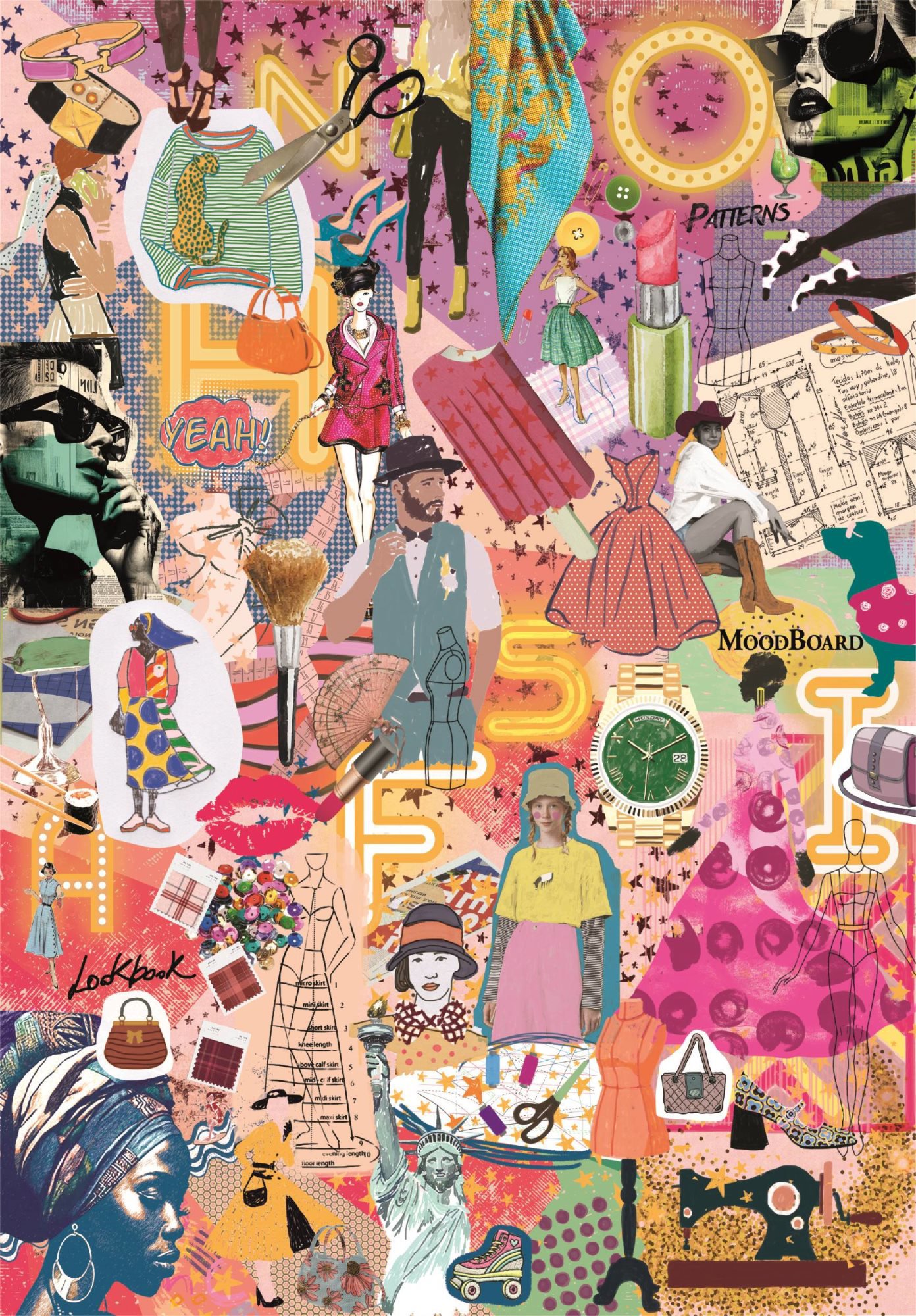 CLEMENTONI Puzzle More is More: Móda a dizajn 1000 dielikov