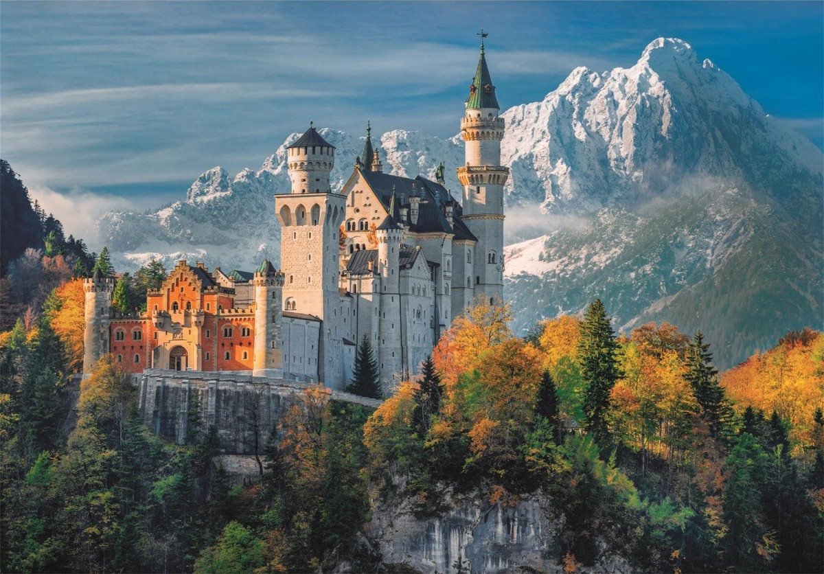 CLEMENTONI Puzzle Zámok Neuschwanstein 500 dielikov