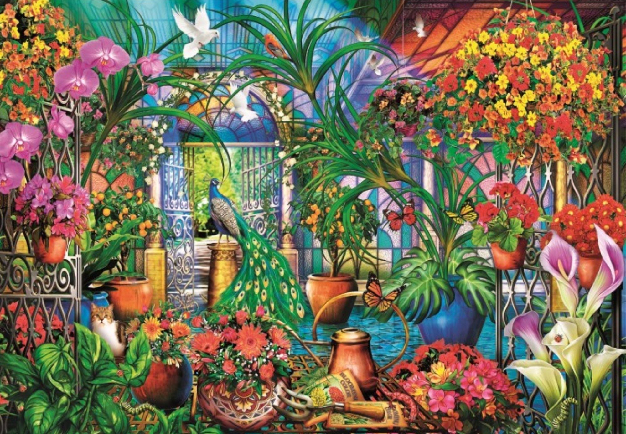 CLEMENTONI Puzzle Strážcovia skleníka 500 dielikov