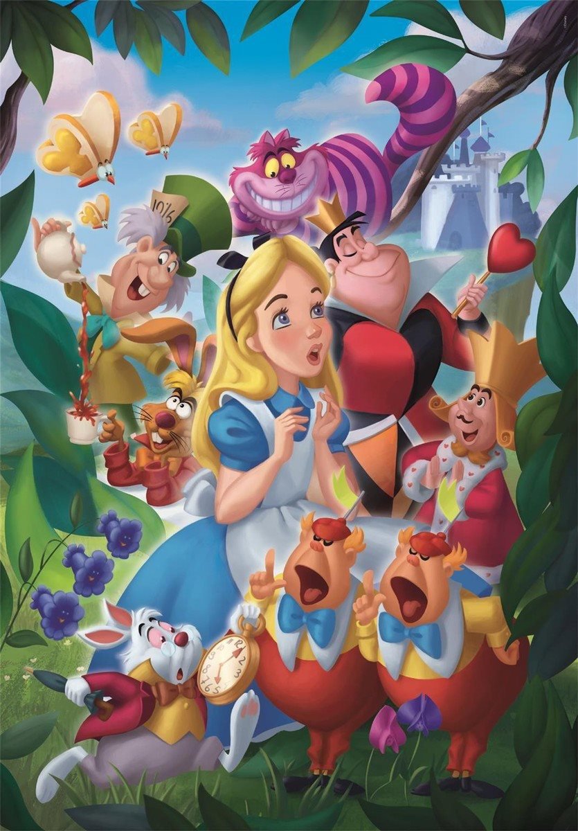 CLEMENTONI Puzzle Alenka v rísi divov 1000 dielikov