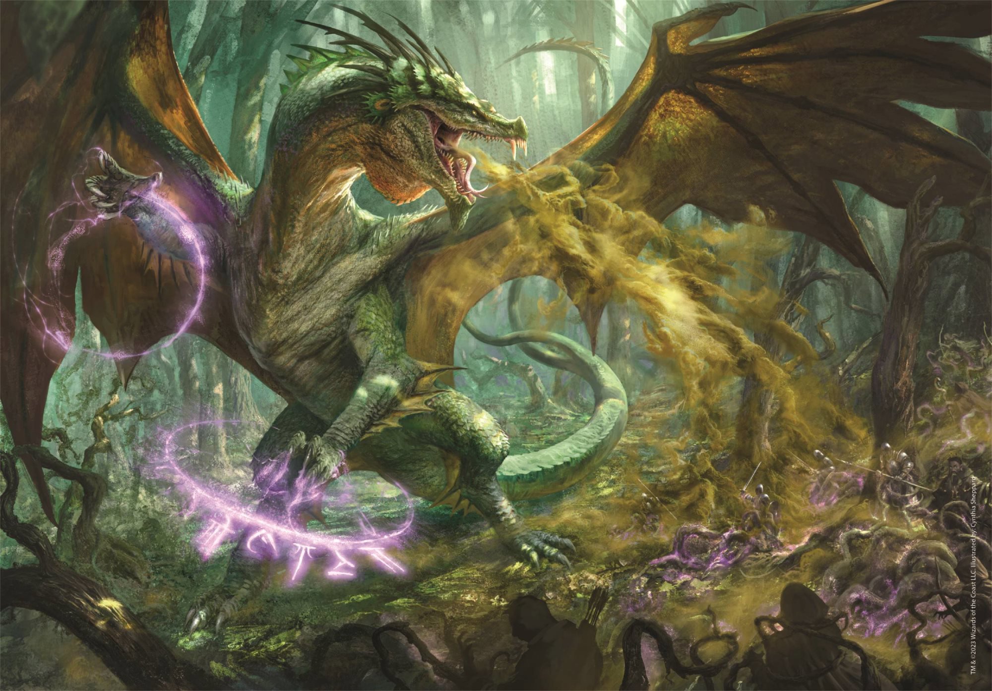 CLEMENTONI Puzzle Dungerons&Dragons: Drak 1000 dielikov