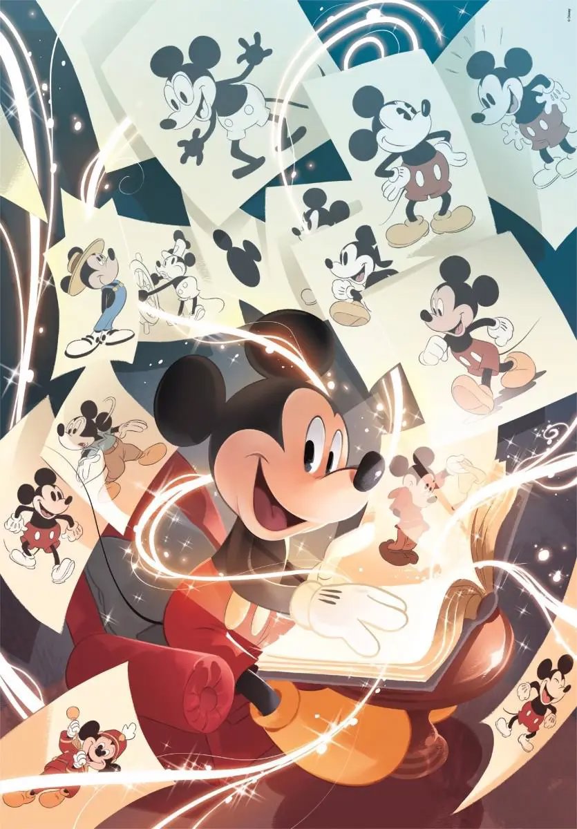 CLEMENTONI Puzzle Mickey Mouse: Spomienky 1000 dielikov